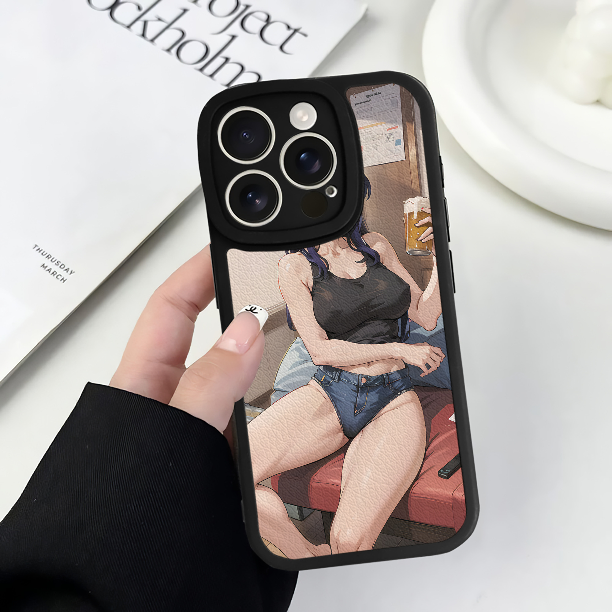 （画像用） EVA 新世紀エヴァンゲリオン 【iPhone 16シリーズ対応】シリコンスマホケース（レザー調） 材質：シリコン